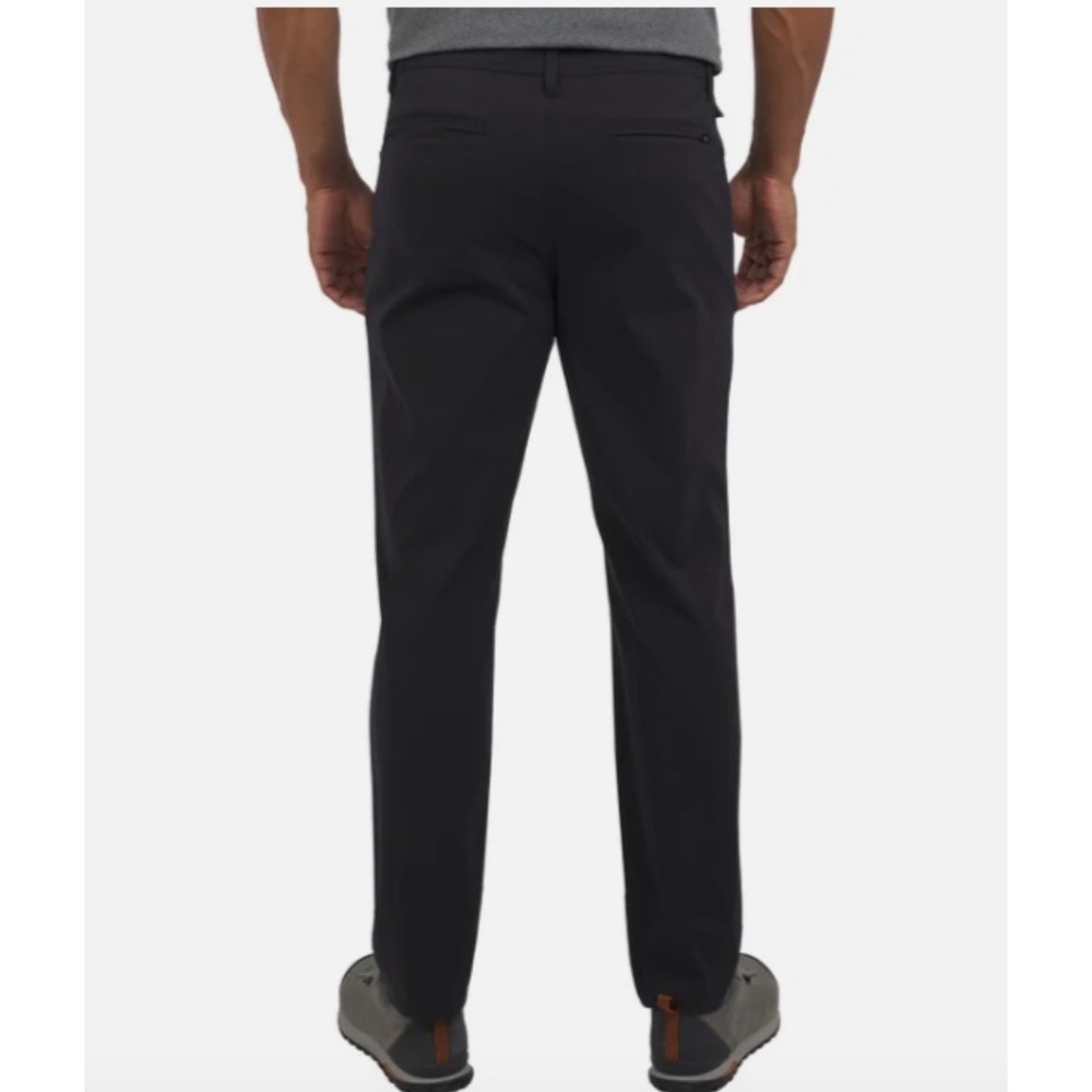 NWT Weatherproof Vintage Men Straight Fit Tech Pant Black 34x30 Water Resistant - Picture 3 of 5